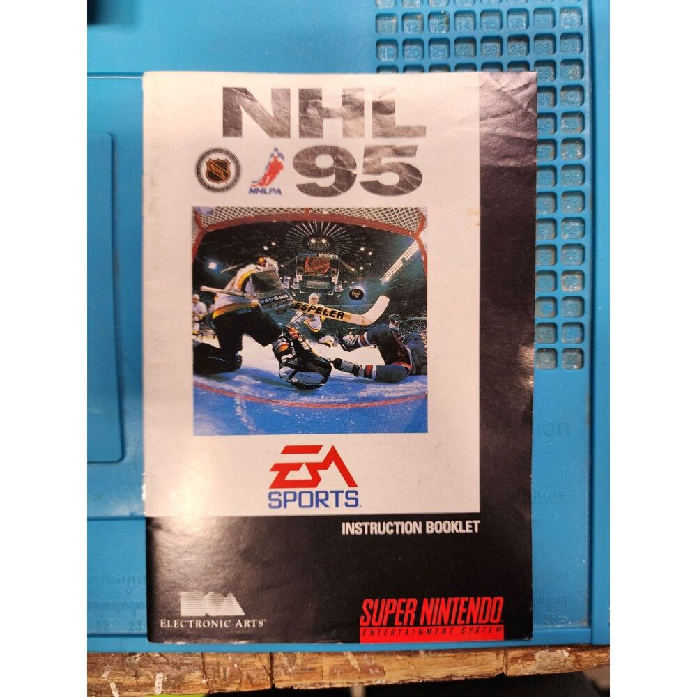 NHL '95 for Super Nintendo MANUAL ONLY (#2)